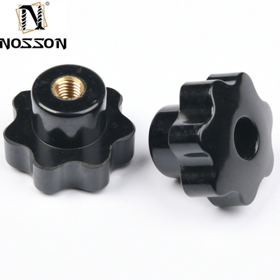 M4 M16 Plastic Bakelite 5 Star Knob Handle Nuts in ZINC PLATED Finish for Chemical Applications in General Industry