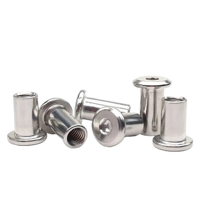 8-50mm Length Galvanized Stainless Steel Furniture Connector Bolts and Sleeve Barrel Cap Nut M3 M4 M5 M6 M8 M10 for Sturdy Furniture