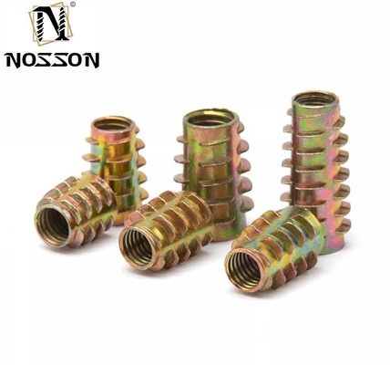 Stainless Steel Furniture Wood Insert Nut M5 M6 M8 Threaded Inserts for Wood Metric Measurement System and Healthcare