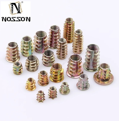 Stainless Steel Furniture Wood Insert Nut M5 M6 M8 Threaded Inserts for Wood Metric Measurement System and Healthcare