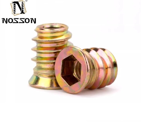 Stainless Steel 201/304/316 Metric Measurement System M6 M8 M10 Threaded Wood Insert Nuts for Furniture and Long-Lasting