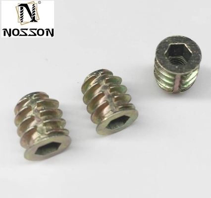 Oil Gas Industry Essential Imperial Measurement Stainless Steel Furniture Wood Insert Nut with Corrosion-Resistant Galvanized Coating