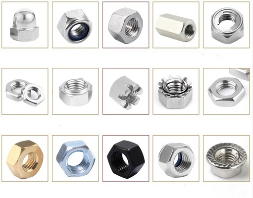 Customized Stainless Steel Hex Domed Cap Nuts for Measurement System Imperial Inch JIS Standard in General Industry
