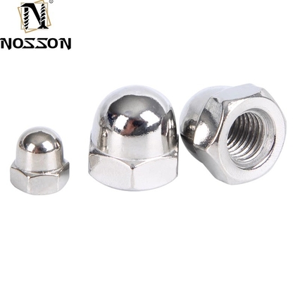 Customized Stainless Steel Hex Domed Cap Nuts for Measurement System Imperial Inch JIS Standard in General Industry