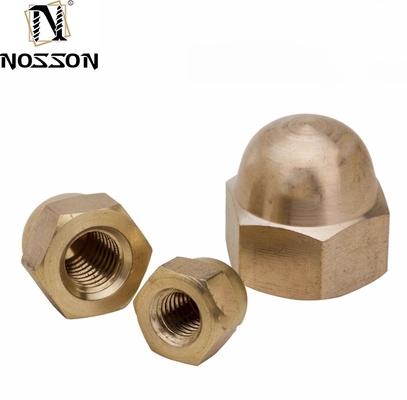 Food Beverage Industry M6 M8 M12 Zinc Plated Carbon Steel Hex Domed Hat Cap Nuts for Construction Applications