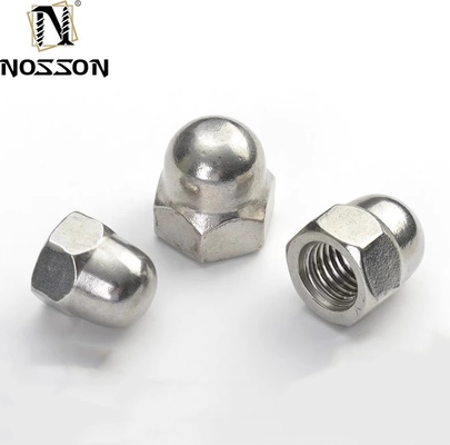 Food Beverage Industry M6 M8 M12 Zinc Plated Carbon Steel Hex Domed Hat Cap Nuts for Construction Applications