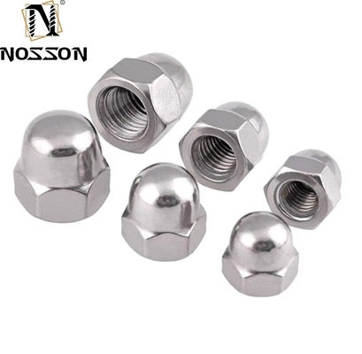 Metric Measurement System 304 316 Stainless Steel Hexagon Cap Nut M3 m4 m5 m8 DIN1587 Hex Dome Acorn Nut for Durable Mining