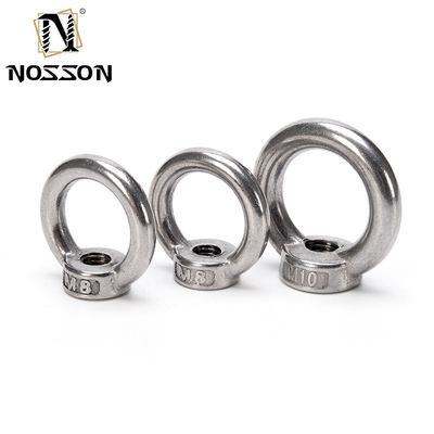 Cadmium Plated Metric Measurement System DIN582 A2 A4 M6-M36 Eye Nuts for Healthcare Stainless Steel 304/316
