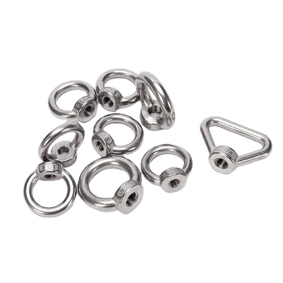 Industrial Grade A4-70 ISO Standard Heavy Duty Lifting Eye Nut with Thick Round Ring M10 M12 M14 M16 M18 M20 M22 M24