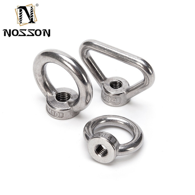 ASME Standard Coarse Thread M6 M20 DIN 582 Stainless Steel 304 Lifting Eye Nuts for Mining Equipment and Applications