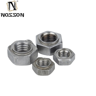 Nickel Plated Finish DIN929 Hex Weld Nuts M3-M16 for Heavy Industry Stainless Steel 304/316 GB Standard Alloy Steel