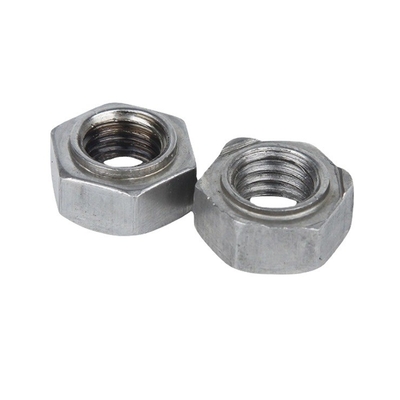 Metric Measurement System Carbon Steel Projection Weld Spot Nut Hexagon Weld Nuts with Galvanized Finish and Stainless Steel
