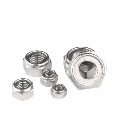 High Precision Carbon Steel All Metal Hex Lock Nut for JIS Standard Stainless Steel 304 316 and Metric Measurement System