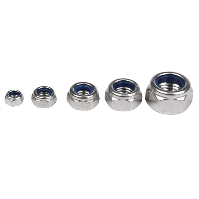 Chrome Plated Metric SS 316 Nyloc Nut M4 M5 M6 M8 for Industrial and Commercial Applications in Metric Measurement System