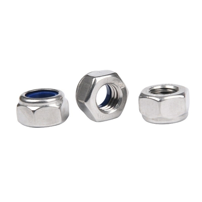Chrome Plated Metric SS 316 Nyloc Nut M4 M5 M6 M8 for Industrial and Commercial Applications in Metric Measurement System