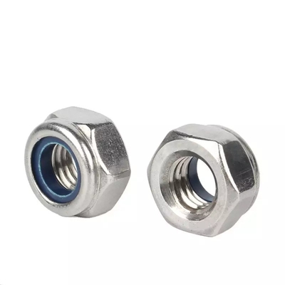 Carbon Steel Self-Locking Nut Bolt 3/8 5/16 1/4 10/32 Jam Nylon Lock Nuts from ANSI/ASME Standard for Durable Fastening