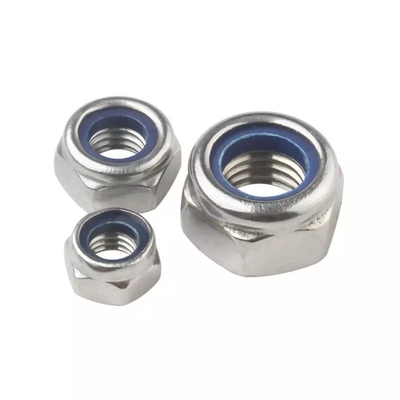 Carbon Steel Self-Locking Nut Bolt 3/8 5/16 1/4 10/32 Jam Nylon Lock Nuts from ANSI/ASME Standard for Durable Fastening