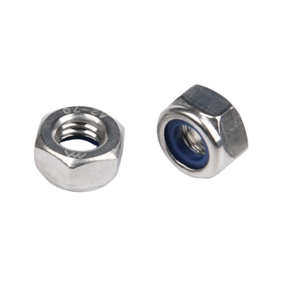 Imperial Inch Zinc-Flake Coated Galvanized Clinching Fasteners M8 Hot Stamping Din985 Nylock Lock Rivet Hexagon Nut