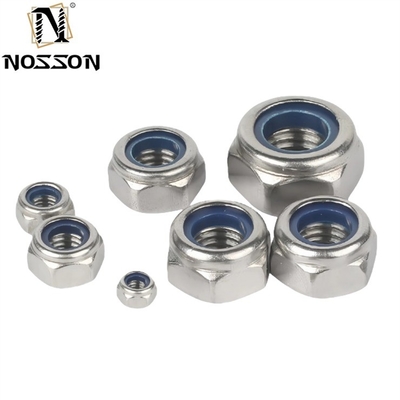 UNC Hex Nylon Insert Lock Nuts ASME B18.16.6 DIN Standard for Automotive Industry Production and Manufacturing at Affordable