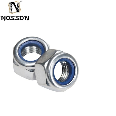 UNC Hex Nylon Insert Lock Nuts ASME B18.16.6 DIN Standard for Automotive Industry Production and Manufacturing at Affordable