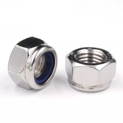 Galvanized Nylon Insert Hex Self Lock Nut DIN985 DIN982 4.8 8.8 10.9 12.9 Blue White Waxed for Retail Industry Zinc Plated