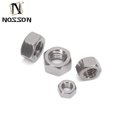 Direct Supply of Chrome Plated Finish DIN Standard 304 Stainless Steel Hex Nut for Automotive Industry
