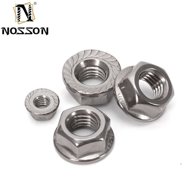 ANSI/ASME Standard Stainless Steel Hexagon Flange Nut M4 M5 M6 M8 M10 M10 Thread DIN6923 for in Various Industries