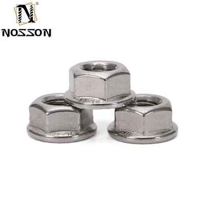 ANSI/ASME Standard Stainless Steel Hexagon Flange Nut M4 M5 M6 M8 M10 M10 Thread DIN6923 for in Various Industries
