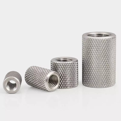 Water Treatment 304 Stainless Steel Nuts Round Coupling Connector Nut for Metric Measurement System and DIN Standard Threaded Coupling
