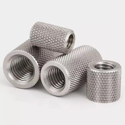 Water Treatment 304 Stainless Steel Nuts Round Coupling Connector Nut for Metric Measurement System and DIN Standard Threaded Coupling