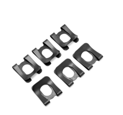 65 Manganese Steel Shaft DK Type Elastic Retaining Clip with Wedge Style and High Elasticity ANSI/ASME Standard in ZINC Finish