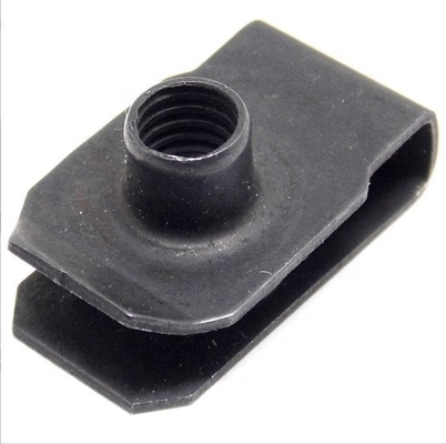 Item OEM Precision Nut Silvery Stainless Steel Spring U-Nut Clip Nut with Spot Design and Cadmium Plated Finish