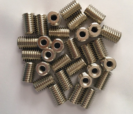 Metric Slotted Nut for Internal and External Tooth Thread Connection Transformation DIN Standard Black Oxide Finish