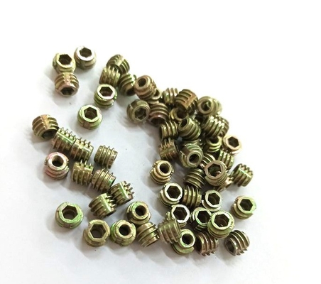 Black Oxide Finish Metric Measurement System Furniture Wood Insert Nut M5 M6 M8 Threaded Inserts for Wood Health Care
