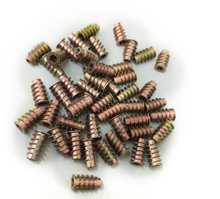 Black Oxide Finish Metric Measurement System Furniture Wood Insert Nut M5 M6 M8 Threaded Inserts for Wood Health Care