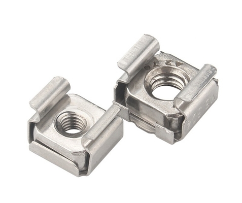 Metric Measurement System Customization 304 Stainless Steel M4 M6 M8 Cage Nuts for Square Nut and U Clip Nut Chrome Plated