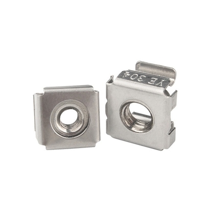 Metric Measurement System Customization 304 Stainless Steel M4 M6 M8 Cage Nuts for Square Nut and U Clip Nut Chrome Plated