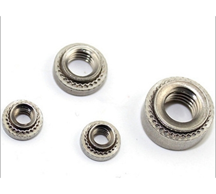 SS304 Blind Flash Floating Round Broaching Self Clinching Nuts JIS Standard Zinc Plated Finish for Metric Fastener Needs