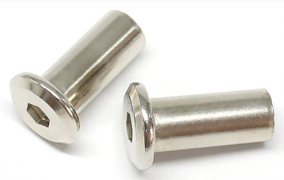 ANSI/ASME Standard M3 M4 M5 M6 M8 M10 M12 1/4 3/8 5/16 Carbon Steel Flat Round Head Hex Nut for Furniture Barrel Nut