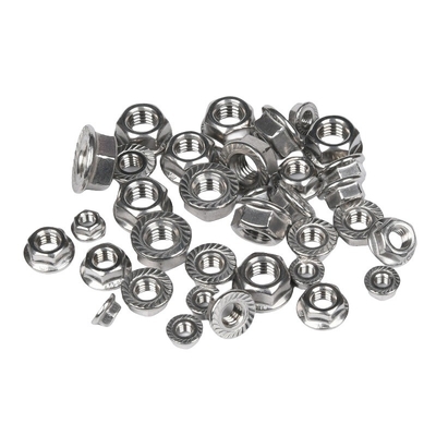 ZINC PLATED Finish JIS Standard Stainless Steel Hex Head Flange Nut DIN6923 with Imperial Measurement System