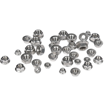 ZINC PLATED Finish JIS Standard Stainless Steel Hex Head Flange Nut DIN6923 with Imperial Measurement System