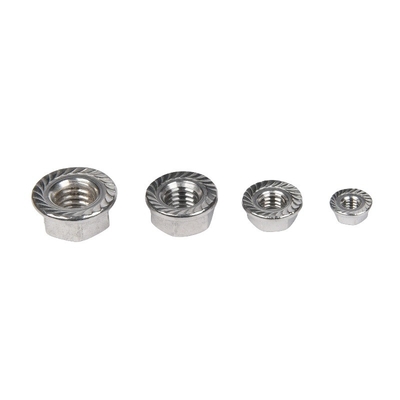 ZINC PLATED Finish JIS Standard Stainless Steel Hex Head Flange Nut DIN6923 with Imperial Measurement System