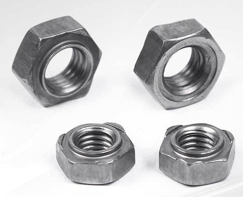 Imperial Measurement System M6 M8 M10 Bolts Length Hex Weld Nuts with Chrome Plated Finish Stainless Steel