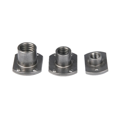 High Strength Carbon Steel T Weld Nut for M3 M4 M5 M6 M8 M10 M12 1/4 3/8 5/16 Connection in Imperial Measurement System