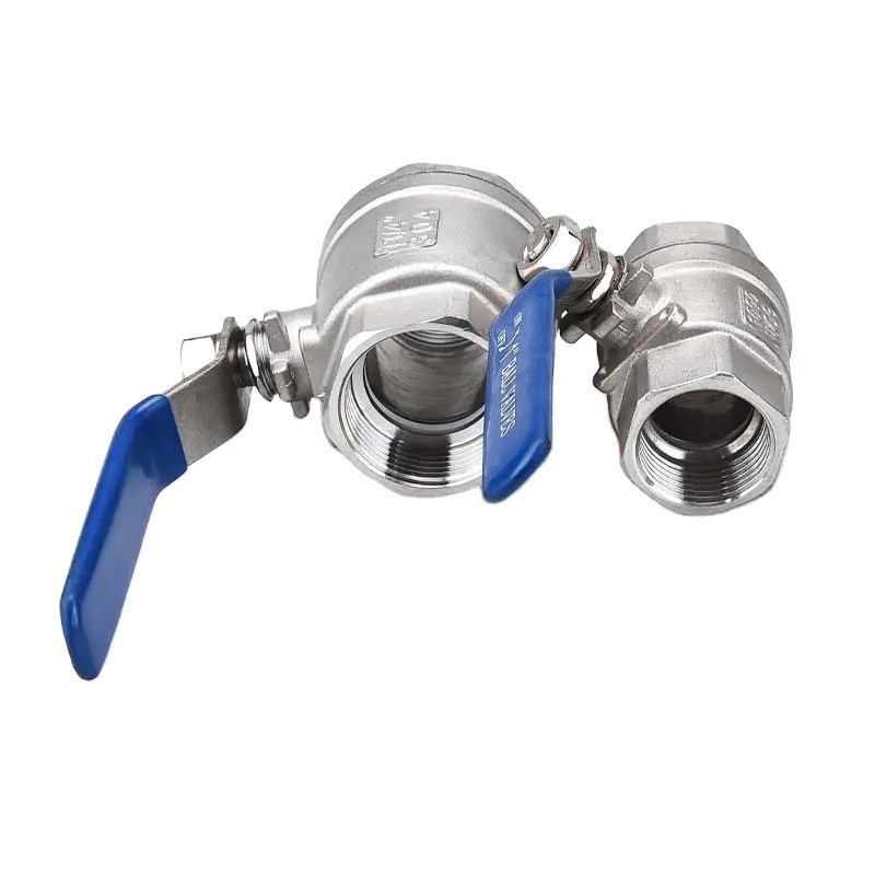 Stainless Steel 304 316 Ball Valve CF8M CF8 NPT BSPT Thread 1pc for Diaphragm Structure and Industrial Black