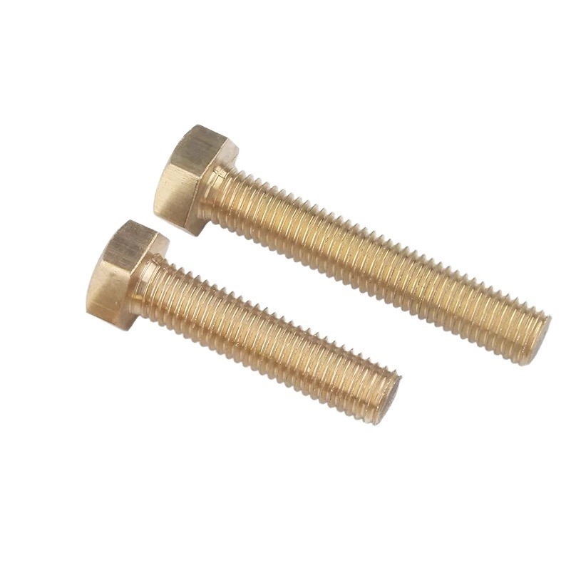 INCH Measurement System Brass/cooper Hex Bolt m3 m4 m5 m6 m8 m10 m12 m14 m16 m20 with ANSI Standard