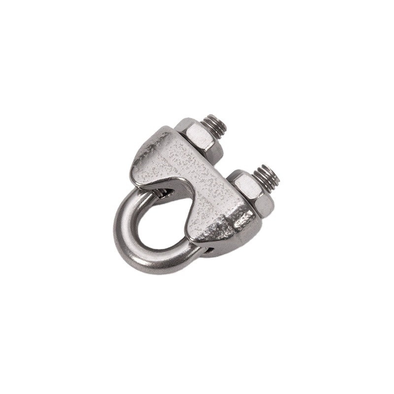 Double Pipe Clamps GB Standard Stainless Steel Wire Rope Clip for DIN741 Fasteners Customizable OEM Supported