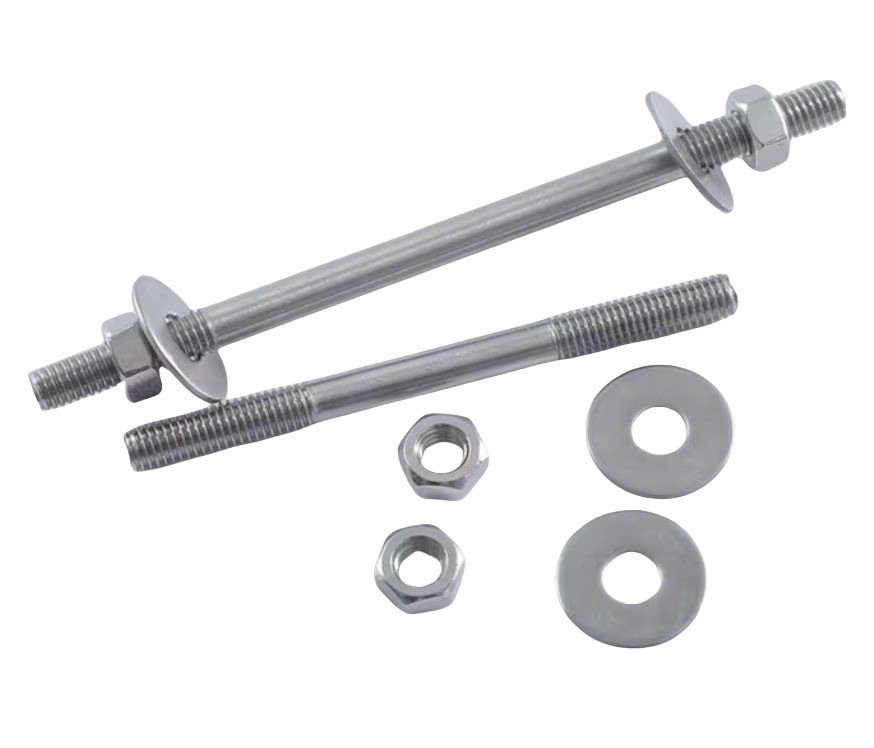 ZINC Finish Silver Stainless Steel Threaded Rod Heavy Nuts Full Thread Bar Thread Stud Bolts for Heavy Duty Applications
