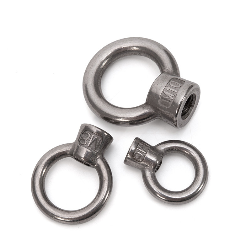 Fine Thread Passivation Eye Bolt and Nut for Lifting Capacity M3-M24 JIS1169 Stainless Steel SS314