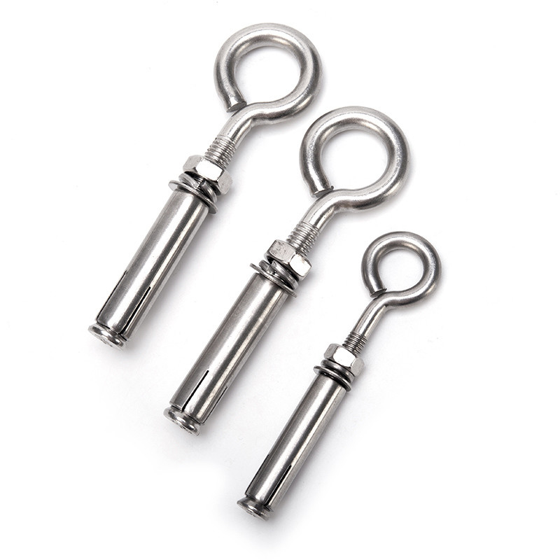 316 Stainless Steel Welded Eye Bolt for Rigging Hardware from Round Head Measurement System INCH Size 1.6 m